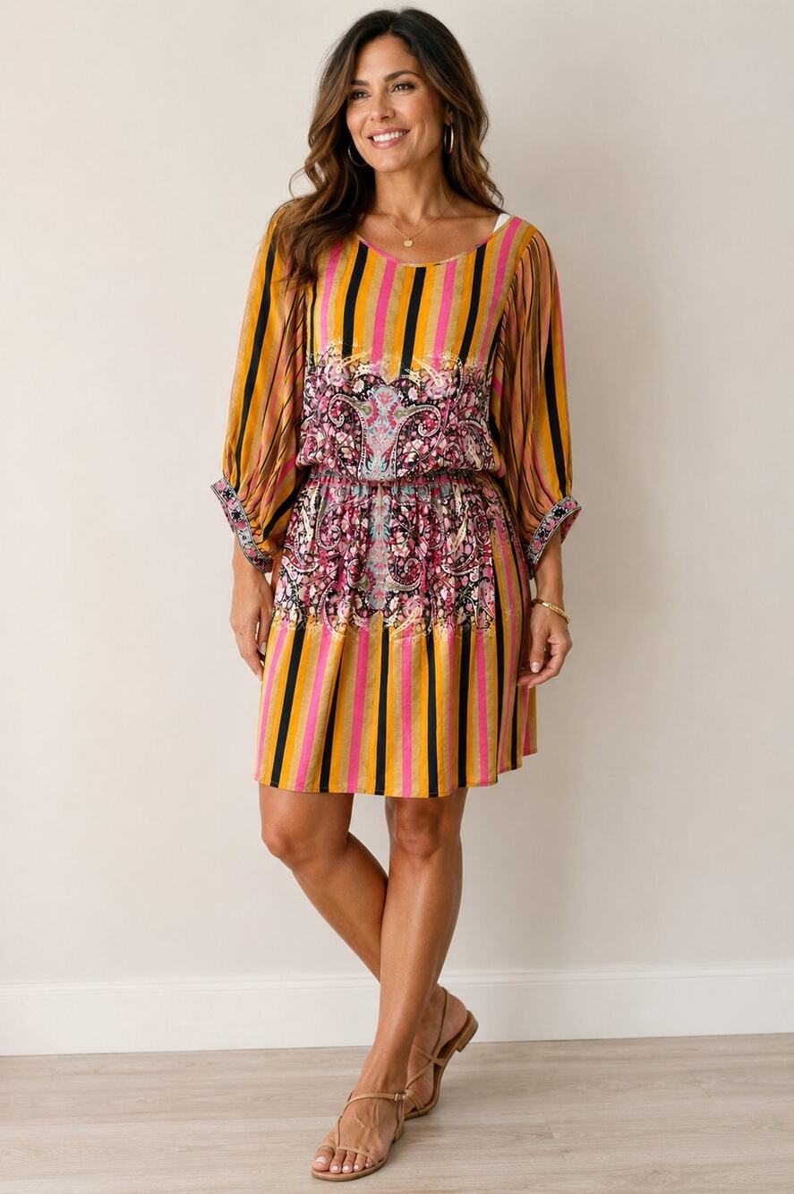 New Anthropologie Blouson Sunpass Dress Sz M Tanvi Kedia Embellished Boho